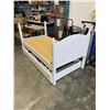 Image 2 : WHITE SINGLE SIZE TRUNDLE BEDFRAME