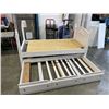 Image 4 : WHITE SINGLE SIZE TRUNDLE BEDFRAME