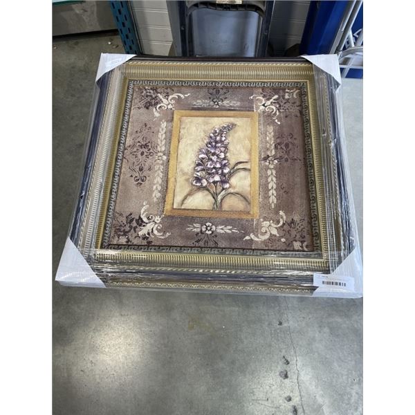 NEW ART PRINT IN GOLD FRAME 28" x 28"