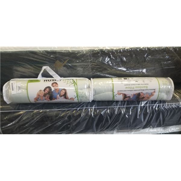 2 BRAND NEW BAMBOO MEMORY FOAM PILLOW - HYPOALLERGENIC, BREATHABLE, AND MACHINE WASHABLE