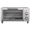 Image 1 : BLACK AND DECKER 4-SLICE AIR FRY TOASTER OVEN - TESTED WORKING, RETAIL $179