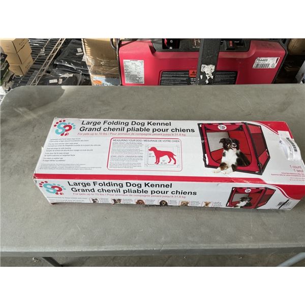 LARGE FOLDING DOG KENNEL