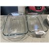 Image 5 : LOT OF PYREX DISHES OTHER CASSEROLE DISHES