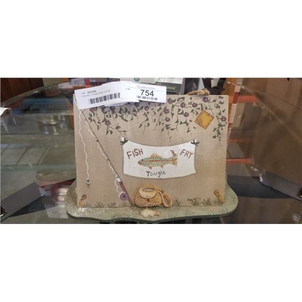 FISHING THEME BIRD HOUSE