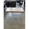 Image 3 : BAMBOO TOP 3 DRAWER HALL TABLE / DESK