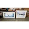 Image 1 : 2 FRAMED SCENIC PRINTS - 1 SIGNED W/ CERTIFICATE