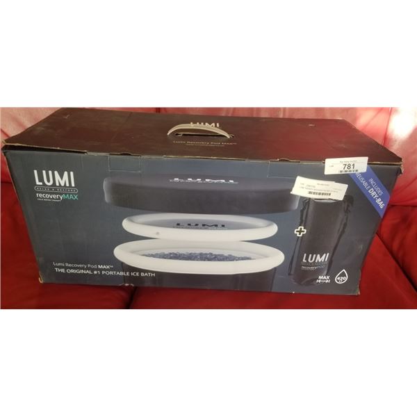 LUMI THERAPY RECOVERY POD MAX ICE BATH, RETAIL $149
