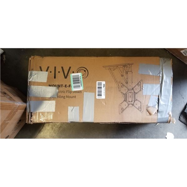 VIVO BLACK ELECTRIC FLIP DOWN CELING TV MOUNT