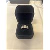 Image 2 : NEW PLATINUM PLATED 1.0CT SIMULATED DIAMOND (CZ) MIANS RING, RESIZEABLE