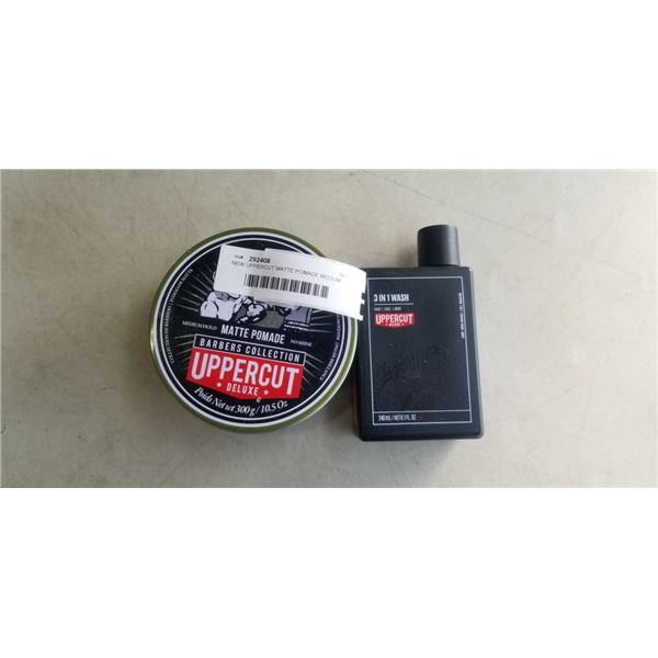 NEW UPPERCUT MATTE POMADE MEDIUM HOLD AND 3 IN 1 WASH