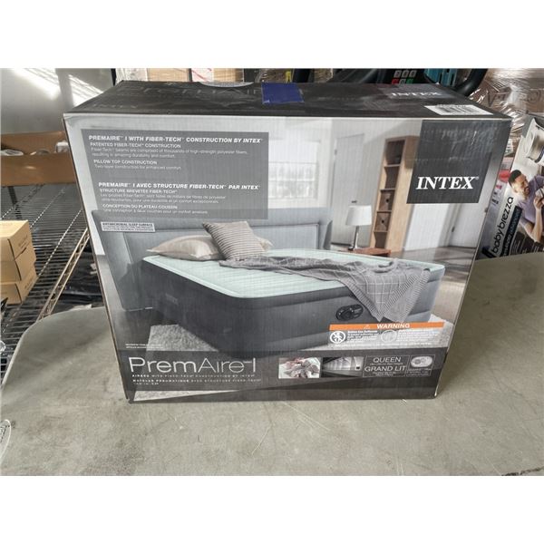 INTEX PRE AIRE  AIRBED, QUEEN