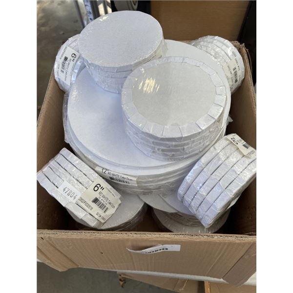ASSORTED SIZE NEW CAKE DRUMS