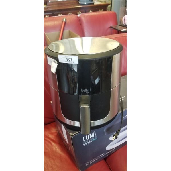 AS NEW BELLAPRO 8QT SMART CRISP AIR FRYER - TESTED WORKING, RETAIL $259