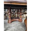 Image 4 : MAHOGANY FINISH DINING TABLE WITH 6 CHAIRS