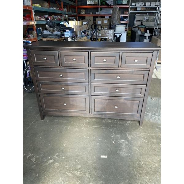 10 DRAWER DRESSER 60" WIDE, 42" TALL