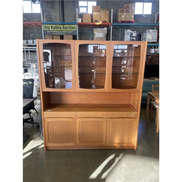 NODIC FURNTIURE MADE IN CANADA 2 PIECE DINNING CABINET