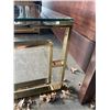 Image 4 : NEW BRASS AND GLASS COFFEE TABLE