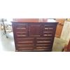 Image 1 : 8 DRAWER DRESSER WITH CUPBOARD