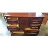Image 4 : 8 DRAWER DRESSER WITH CUPBOARD