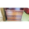 Image 2 : BOMBAY 2 DRAWER OFFICE CABINET WITH DISPLAY SHELF