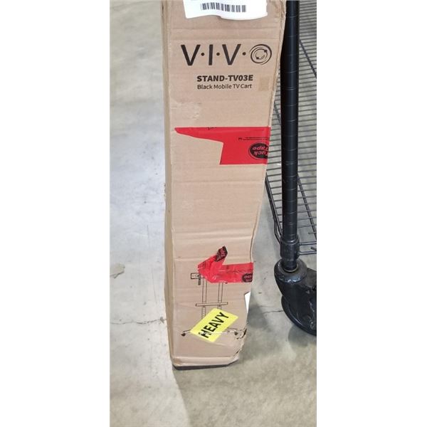 VIVO BLACK MOBILE TV CART