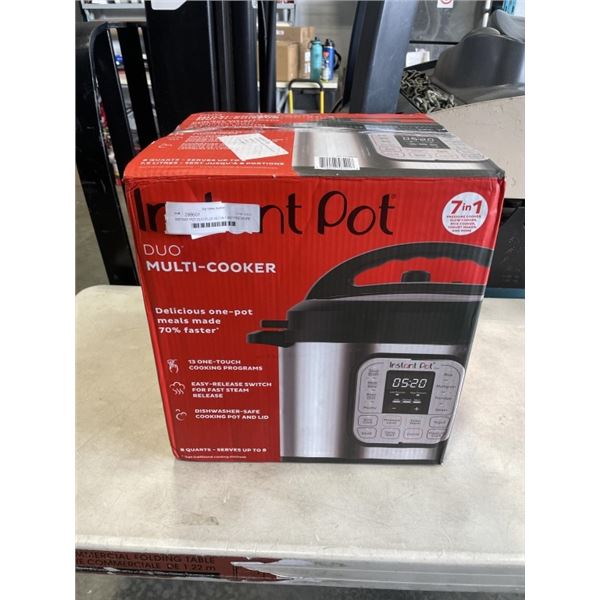 INSTANT POT DUO PLUS V5 7-IN-1 8QT PRESSURE COOKER - TESTED WORKING, RETAIL $179