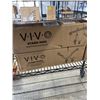 Image 2 : 3 VIVO DUAL MONITOR DESK MOUNTS, ONE IS PNEUMATIC