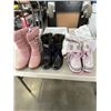 Image 1 : 3 NEW PAIRS OF KID SIZE 6 BOOTS