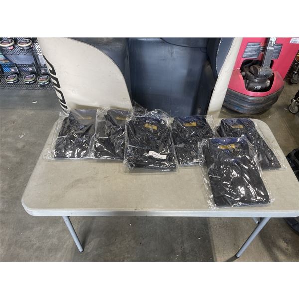 6 NEW BLACK XXL LONG SLEEVE DRESS SHIRTS