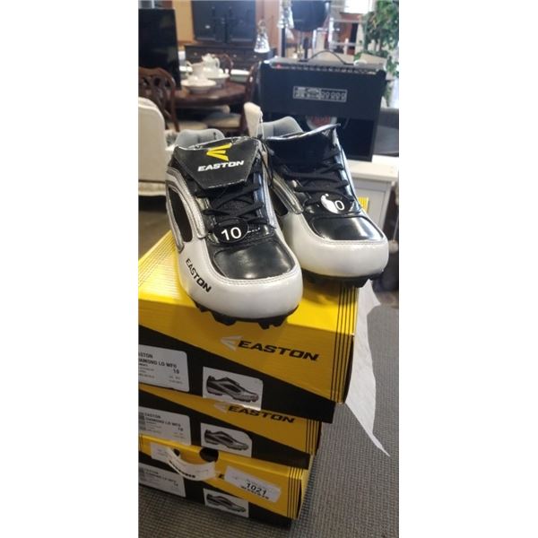 3 EASTON SIZE 10 CLEATS
