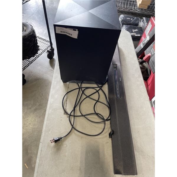 SONY SOUNDBAR AND SUB