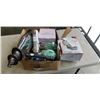 Image 1 : BOX OF  ROWENTA IRON, SEASONING SPRAY, HUMIDIFIER, IRON AND MORE