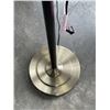 Image 4 : MODERN BLACK AND BRASS 3 LIGHT FLOOR LAMP