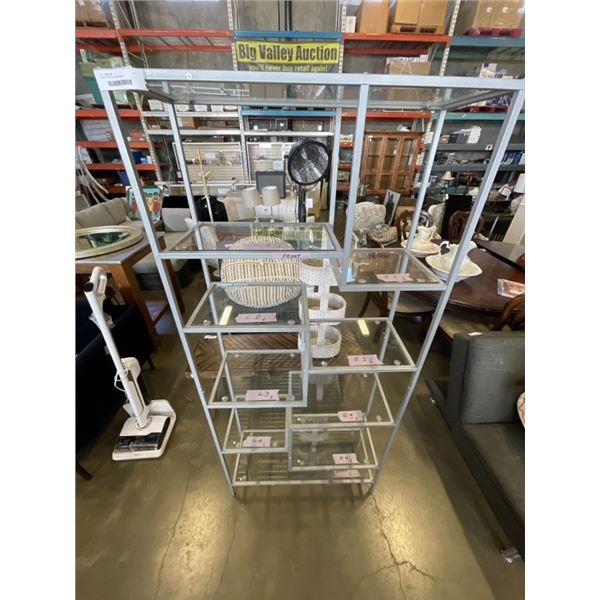 32INCH TIERED GLASS SHELF