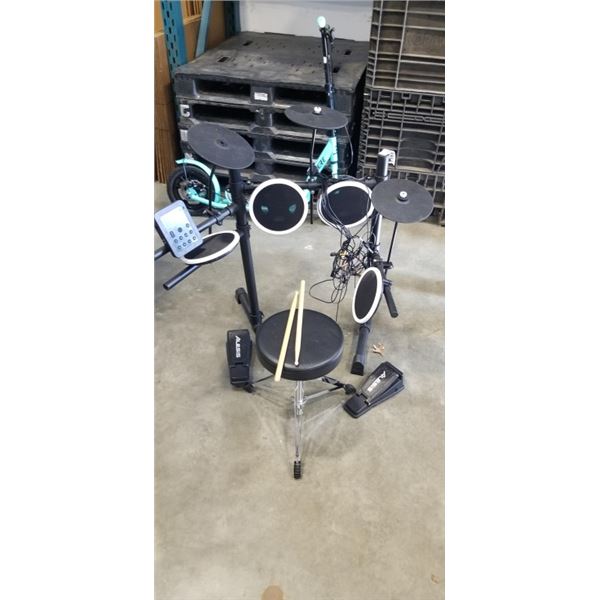 ALESIS ELECTRONIC DRUM SET WORKING CONDITION UNKNOWN
