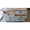 Image 3 : RUSTIC LOOK 8 DRAWER DRESSER, AS NEW