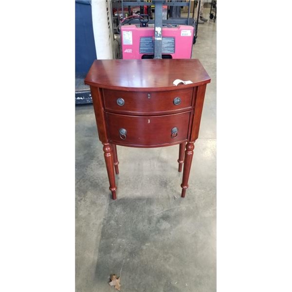 BOMBAY MAHOGANY 2 DRAWER CABINET