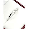 Image 2 : 10KT WHITE GOLD NATURAL DIAMOND (0.07CT) RING, SIZE 7, W/A $1175.00. DIAMOND IS THE BIRTHSTONE FOR A