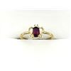 Image 1 : 10KT YELLOW GOLD NATURAL ENHANCED RUBY (0.34CT) BUTTERFLY SHAPE RING, SIZE 3.75, W/A $600.00. RUBY I