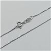 Image 4 : STERLING SILVER NATURAL DIAMOND (0.11CT) CIRCLE PENDANT WITH STERLING SILVER CHAIN, W/A $280.00. DIA