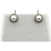 Image 1 : STERLING SILVER FRESHWATER PEARL 6.5-7MM LEVER BACK EARRINGS, RETAIL $300.00.