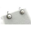 Image 2 : STERLING SILVER FRESHWATER PEARL 6.5-7MM LEVER BACK EARRINGS, RETAIL $300.00.