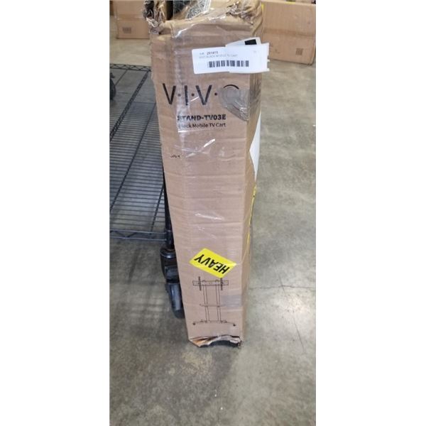 VIVO BLACK MOBILE TV CART