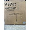 Image 1 : VIVO WHITE EXTENDING UNIVERSAL DROP CEILING PROJECTOR MOUNT