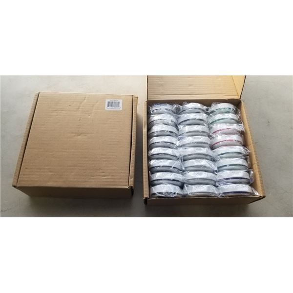 2 CASES OF NEW HEADPHONE SETS, APPROX 40