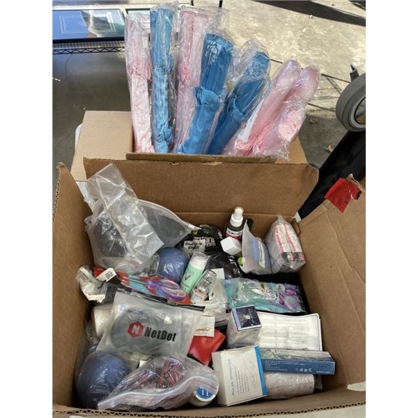 2 BOXES OF ASSORTED BEAUTY AND TOILETRY PRODUCTS