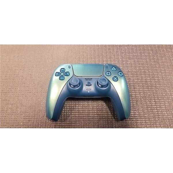 PS5 TEAL CHROMA DUALSENSE WIRELESS CONTROLLER - TESTED WORKING, RETAIL $99