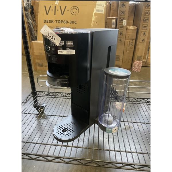 AS NEW NINJA THIRSTI SPARKLING DRINK MAKER - TESTED WORKING, RETAIL $249