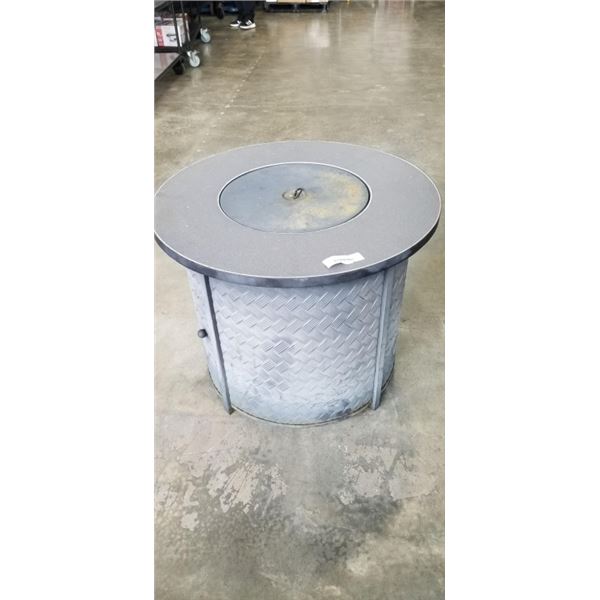 RIOUND PROPANE PATIO FIRE PIT, WITH TANK