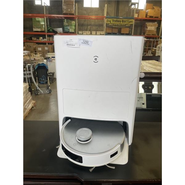 ECOVACS DEEBOT T20 OMNI ROBOT VACUUM AND MOP - TESTED WORKING BUT CANT GET TO RETURN TO HOME, RETAIL